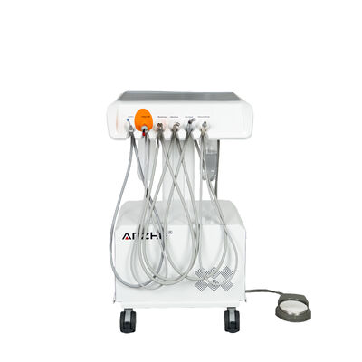 Portable Dental Unit with Built-in Air Compressor Scaler LED Curing Light Mobile Dental Treatment Cart