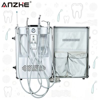 Giá tốt ANZHE Dental Unit Suitcase Top Configuration Mobile Dental Unit with Built in 550W Air Compressor for Dental and Vet Clinic trực tuyến