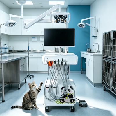 Giá tốt Thiết bị điều trị nha khoa thú y chuyên nghiệp với Camera nội nha HD, Đèn LED và Điện áp kép 220V/50Hz 110V/60Hz, Bàn làm việc nha khoa kỹ thuật số cho bệnh viện thú cưng trực tuyến