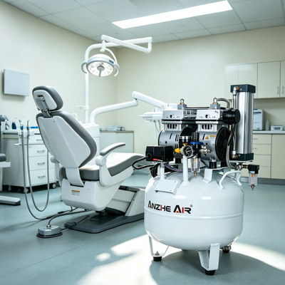 Giá tốt 32L Tank 55dB Low Noise Oil Free Dental Air Compressor with Built In Dryer for Clinics 32L Tank 55dB Low Noise Oil Free Dental Air Compressor with Built In Dryer for Clinics trực tuyến