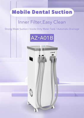 Giá tốt Máy bơm chân không nha khoa di động 400W với hút 800L / phút và tiếng ồn thấp 56dB cho phòng khám trực tuyến