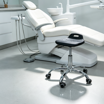 AZ-ST45 ESD Dental Stool with Adjustable Height Conductive Wheels and Ergonomic Comfort for Dental Clinics
