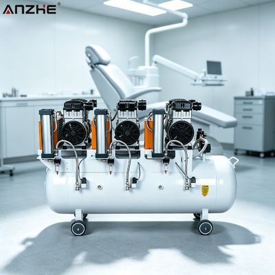 Giá tốt AZ-FA150B máy nén không khí nha khoa không dầu cấp y tế với máy sấy và bể 150L trực tuyến