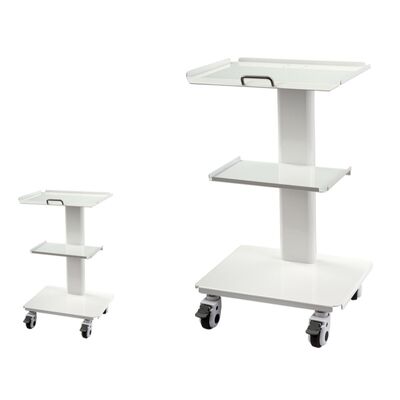 Giá tốt Xe đẩy dụng cụ nha khoa di động 3 tầng có ổ cắm tích hợp và bánh xe có phanh cho phòng khám nha khoa trực tuyến