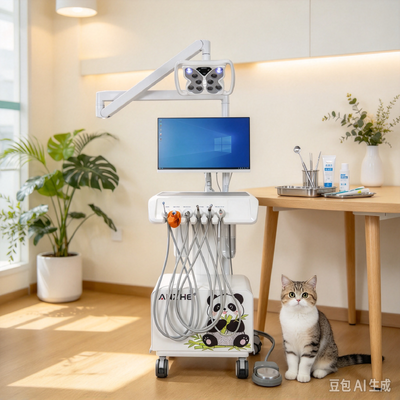 Giá tốt Địa điểm làm việc nha khoa thú y với máy ảnh nội miệng HD Đèn nha khoa LED Máy tính Hệ thống hình ảnh kỹ thuật số Thiết bị nha khoa động vật trực tuyến